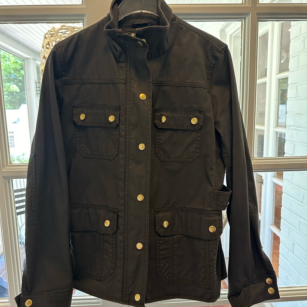 J.Crew Waxy Coat